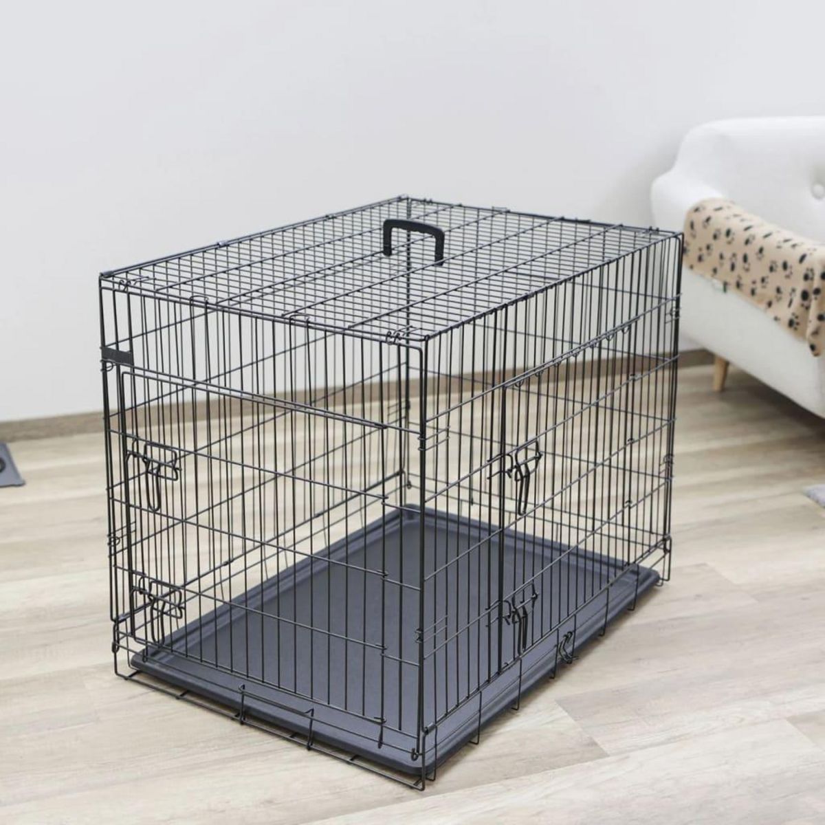 KERBL Kerbl Cage pour chien 92x63x74 cm Noir