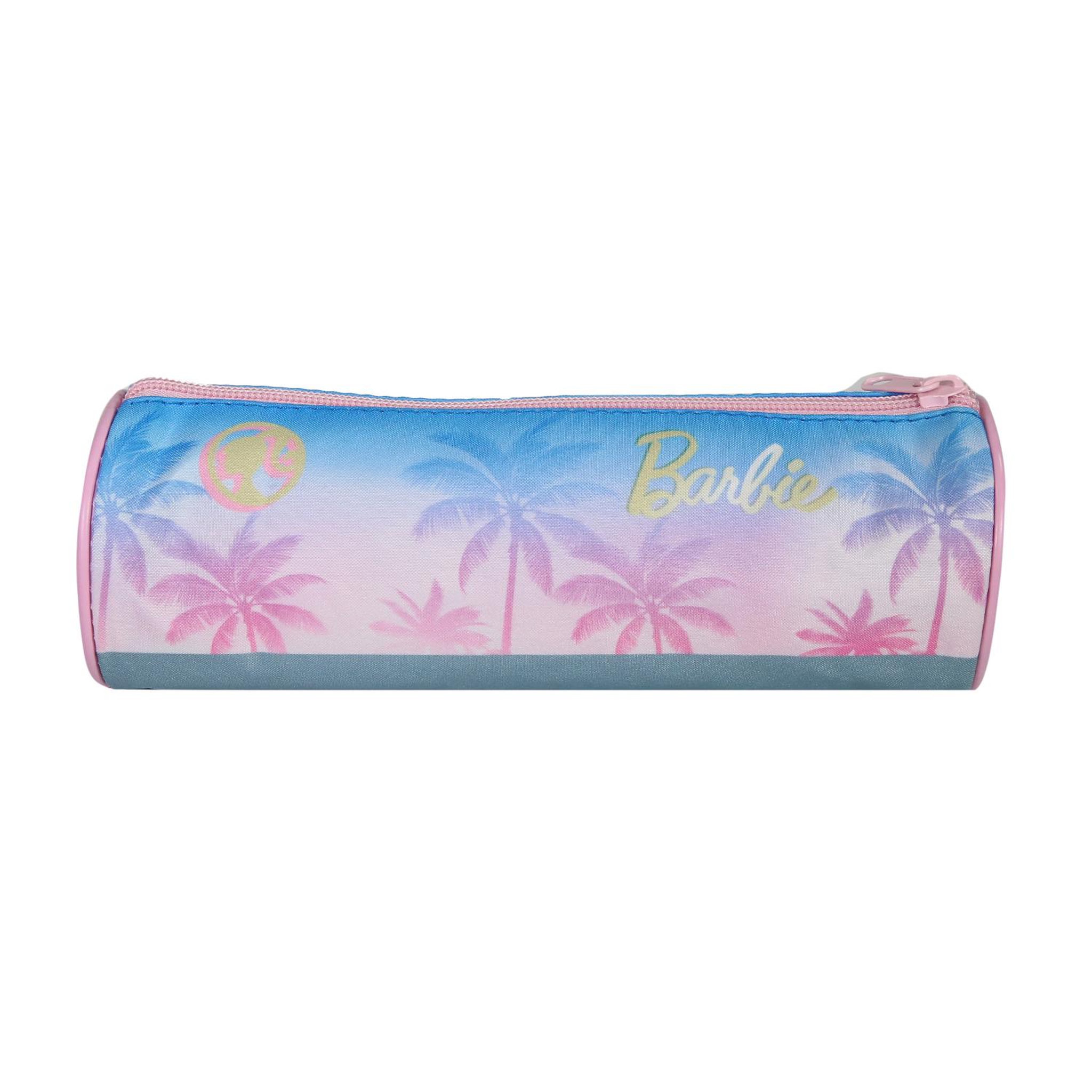 Voir la diapositive 1 : Bagtrotter BAGTROTTER Trousse scolaire ronde Barbie Bleu