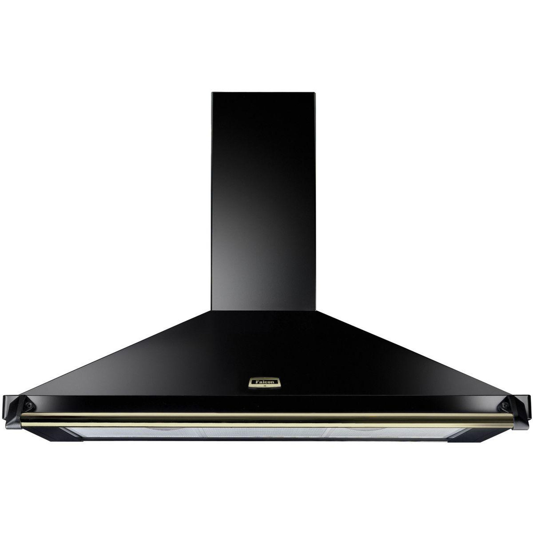 Falcon Hotte décorative murale 110 noir bar/badg laiton