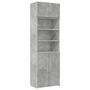 Voir la diapositive 2 : VIDAXL Armoire de rangement gris beton 70x42,5x225cm bois d'ingenierie