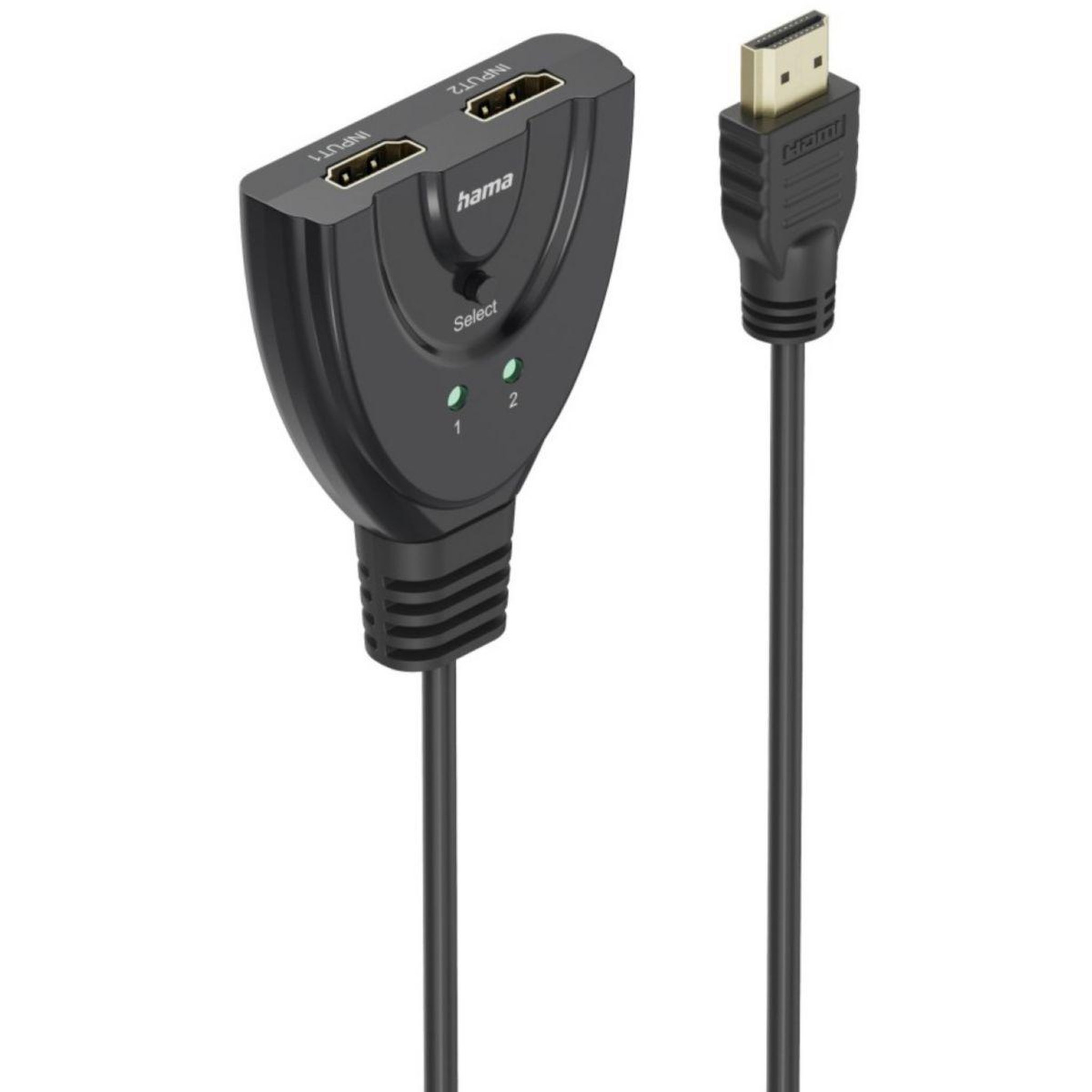 Voir la diapositive 2 : Hama Switch hdmi 2 voies manuel 4k/60hz