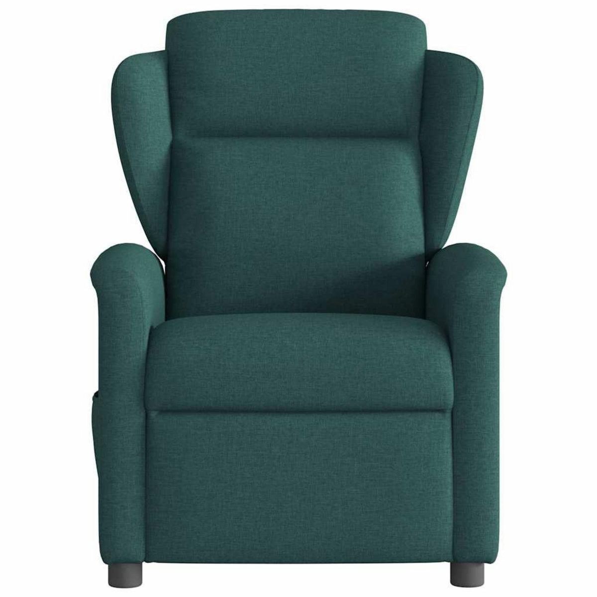 VIDAXL Fauteuil de massage inclinable Vert fonce Tissu