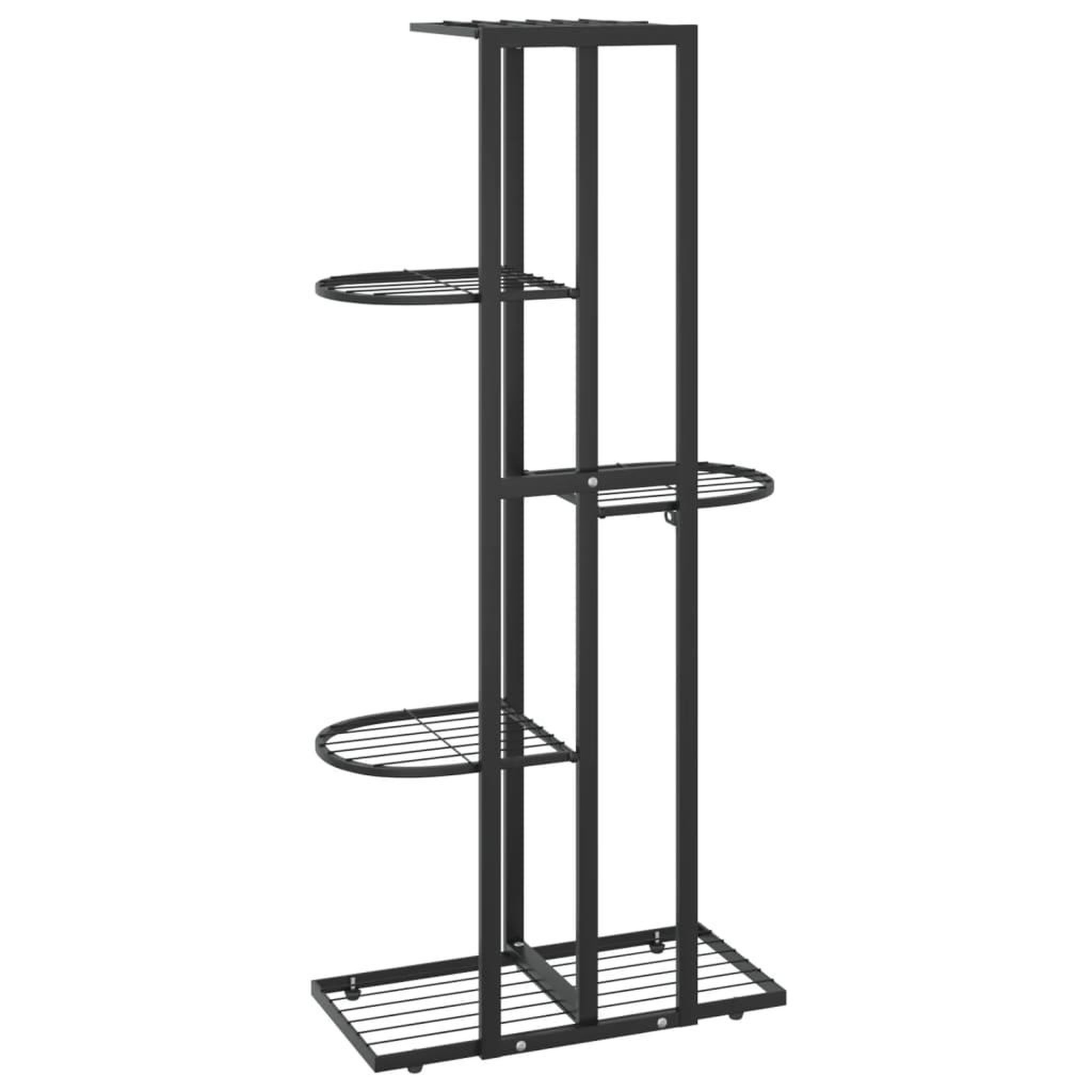 Voir la diapositive 5 : VIDAXL Support pour plantes 5 niveaux 43x22x98 cm Noir Metal