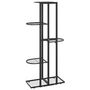 Voir la diapositive 5 : VIDAXL Support pour plantes 5 niveaux 43x22x98 cm Noir Metal