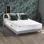 Voir la diapositive 2 : IDLITERIE Pack complet avec matelas 28 cm BELLAGIO 2, sommier, oreillers et couette