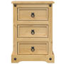 Voir la diapositive 4 : VIDAXL Table de chevet  45x35x64 cm bois de pin massif