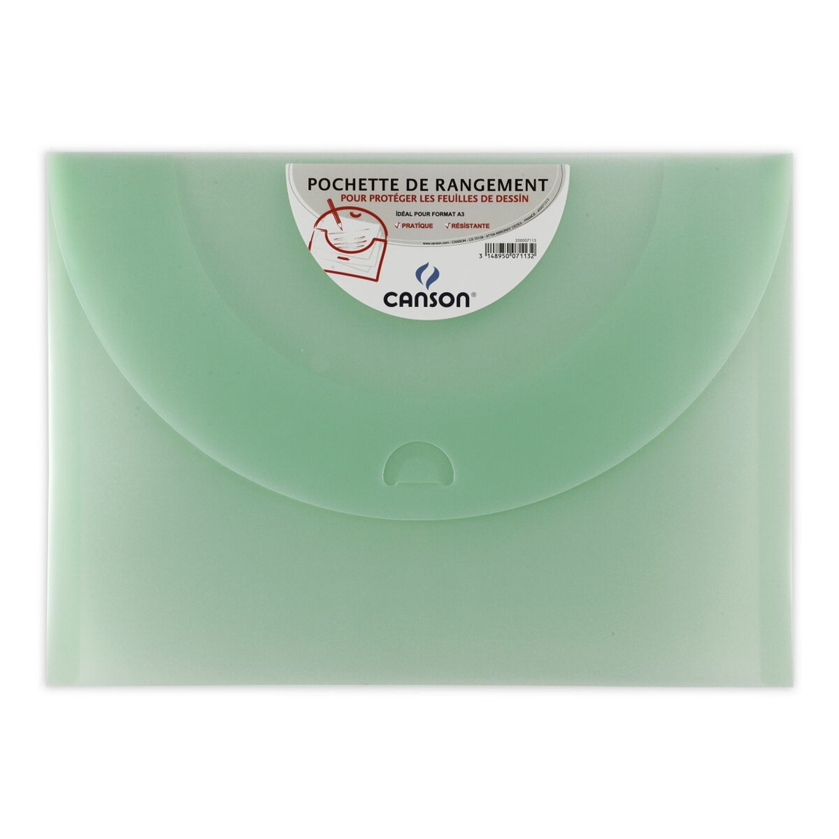 CANSON Pochette de rangement 34x47cm verte pas cher - Auchan.fr