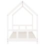 Voir la diapositive 5 : VIDAXL Cadre de lit pour enfants blanc 90x200 cm bois de pin massif