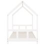 Voir la diapositive 5 : VIDAXL Cadre de lit pour enfants blanc 90x200 cm bois de pin massif