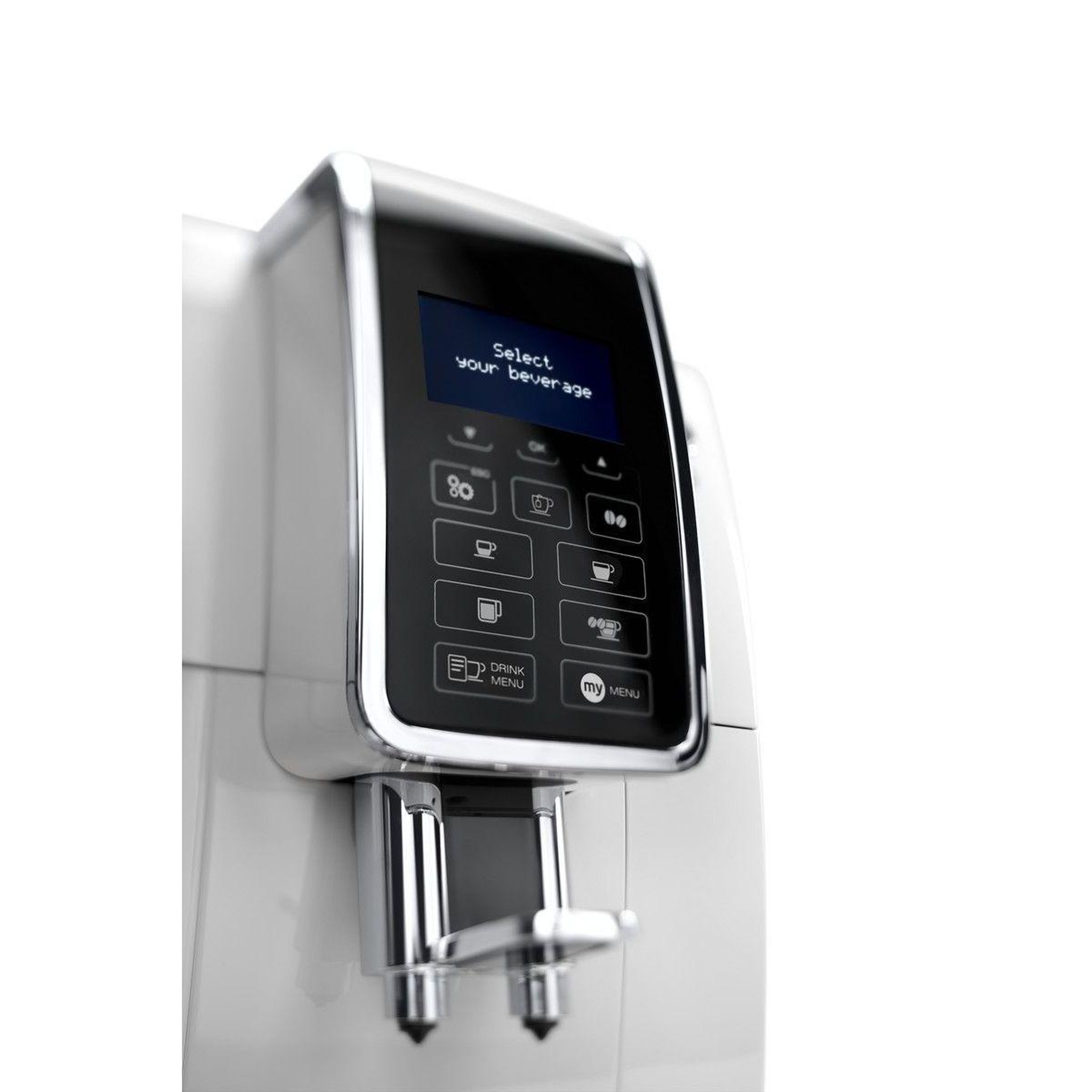 Voir la diapositive 3 : DELONGHI Expresso broyeur dinamica feb3535.w blanc