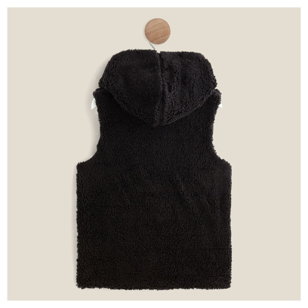 IN EXTENSO Gilet en fourrure sans manches fille