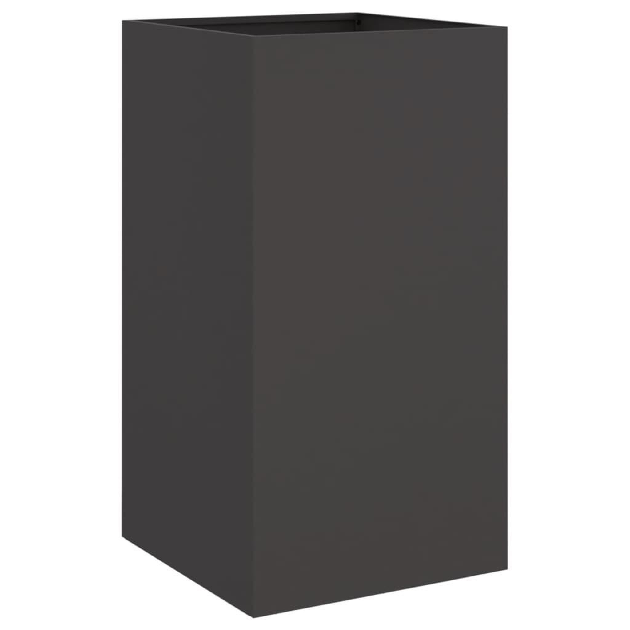 Voir la diapositive 2 : VIDAXL Jardiniere noir 42x38x75 cm acier