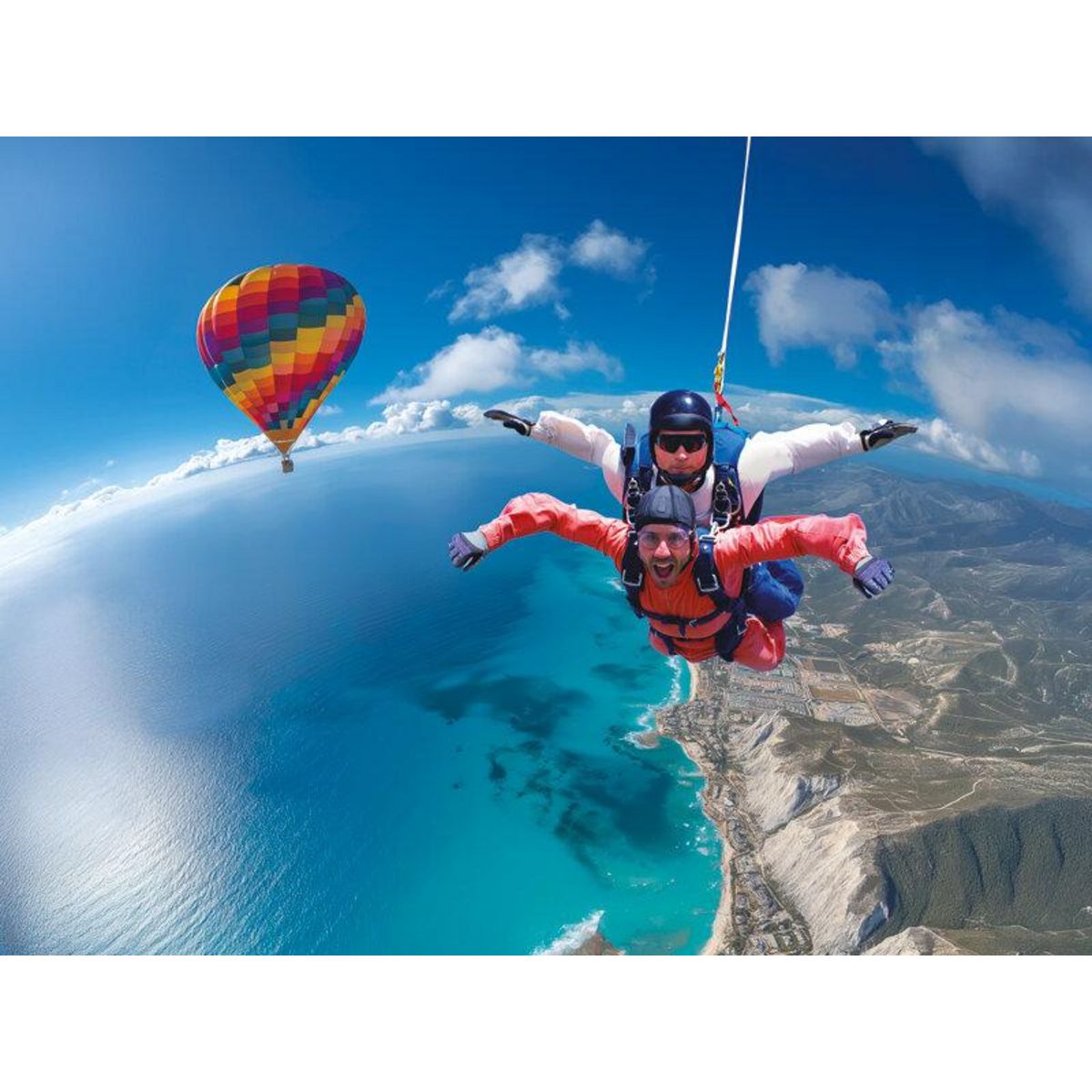 Smartbox Frissons et parachute - Coffret Cadeau Sport & Aventure