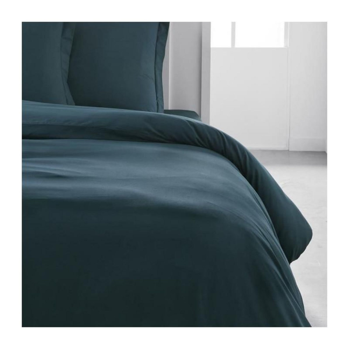 Today Housse de couette TODAY Essential - 240 x 260 cm - 2 personnes - 100% Coton uni - Paon