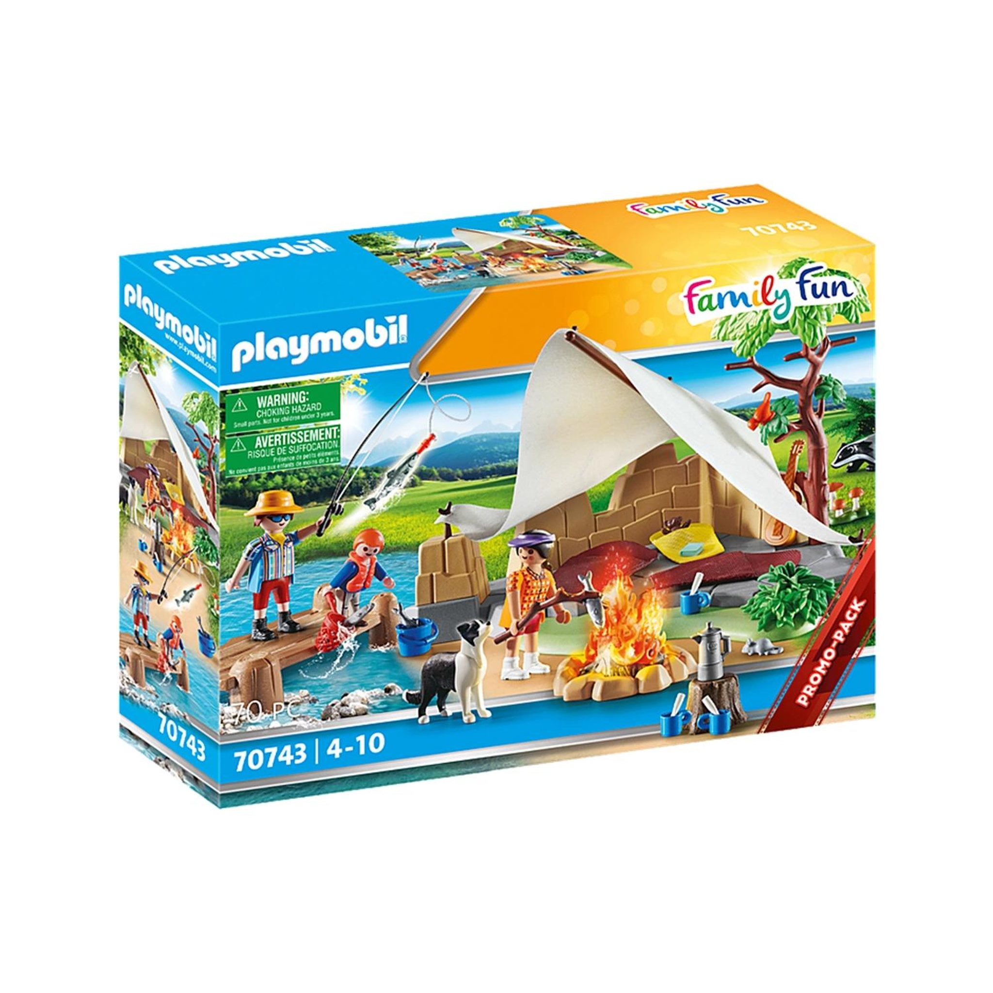 Voir la diapositive 4 : PLAYMOBIL Family Fun Famille de campeurs