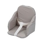 TINEO TINEO Coussin de chaise PVC a sangles - Gris