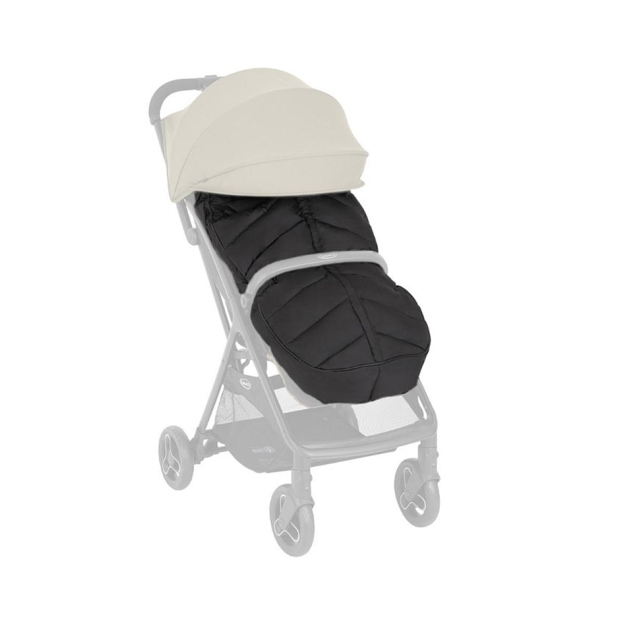 Voir la diapositive 2 : GRACO Chancelière  Universelle Poussette Black