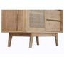 Voir la diapositive 5 : Paris Prix Buffet 1 Porte & 3 Tiroirs en Teck  Archi  120cm Naturel