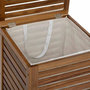 Voir la diapositive 3 : FIVE Panier à Linge en Bois  Acacia  65L Marron