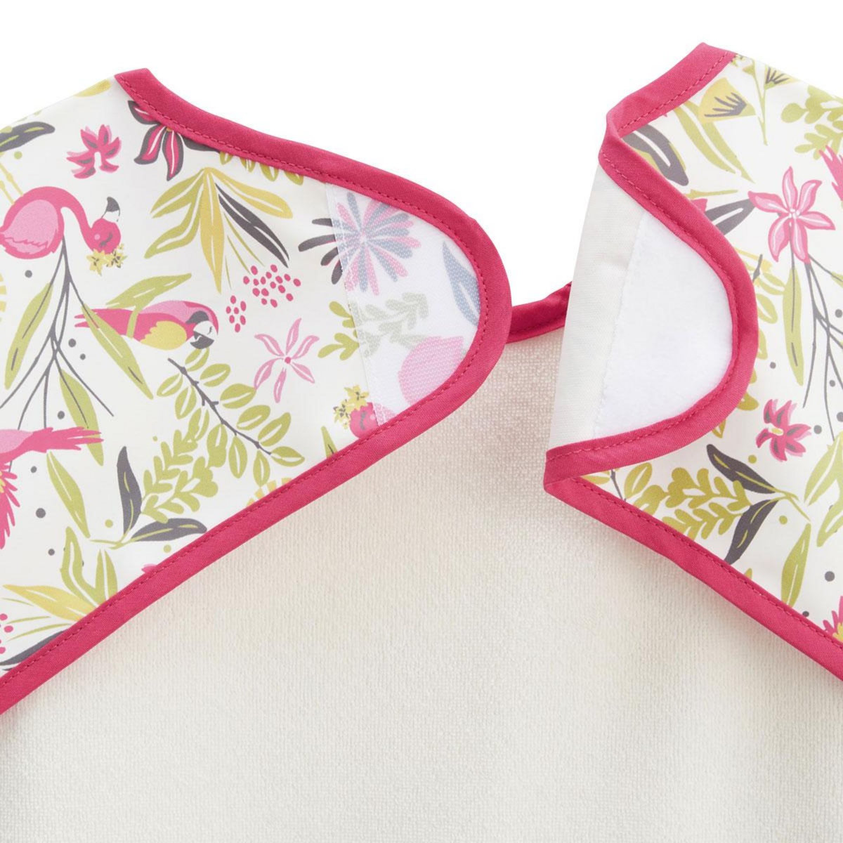 Petit Béguin Bavoir tablier manches longues Beira