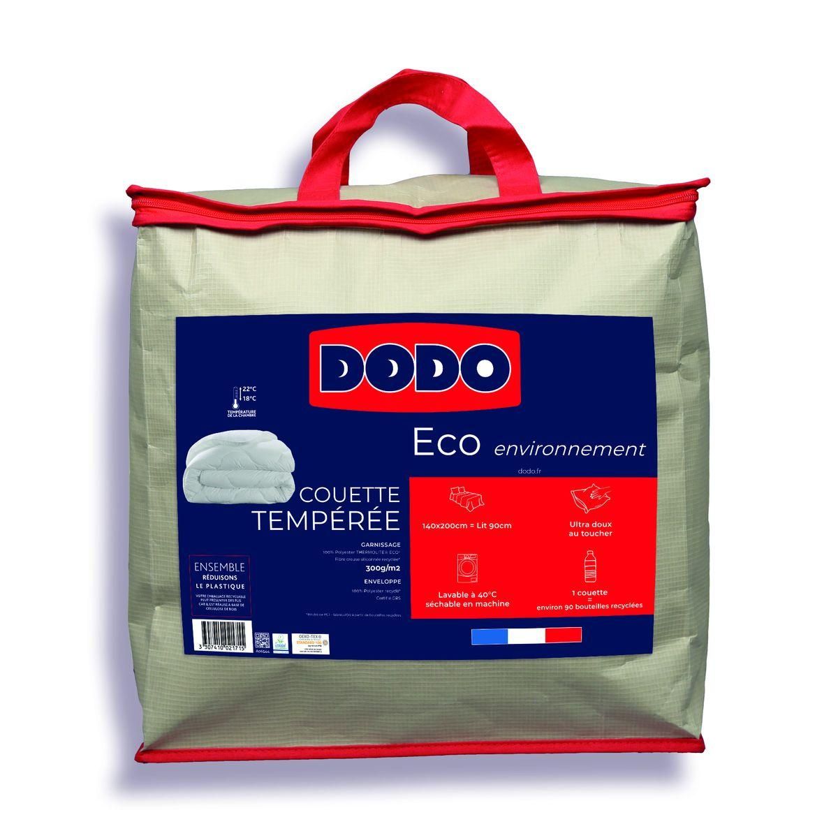 DODO Couette tempérée Thermolite Éco2 300 g/m² Éco Environnement