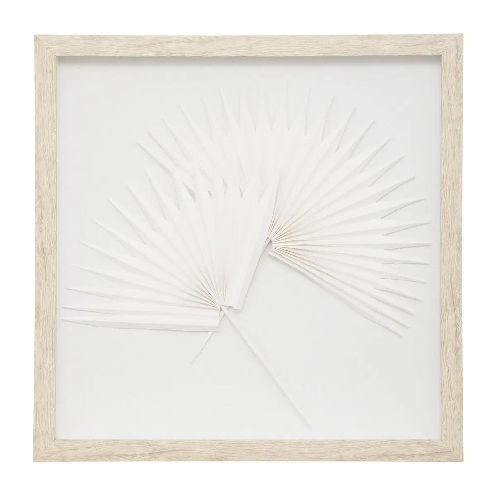 Voir la diapositive 1 : ATMOSPHERA Décoration Murale  Cindy  40cm Beige & Blanc