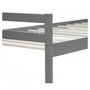 Voir la diapositive 2 : HomeStyle4U Lit simple en bois 90x200 gris