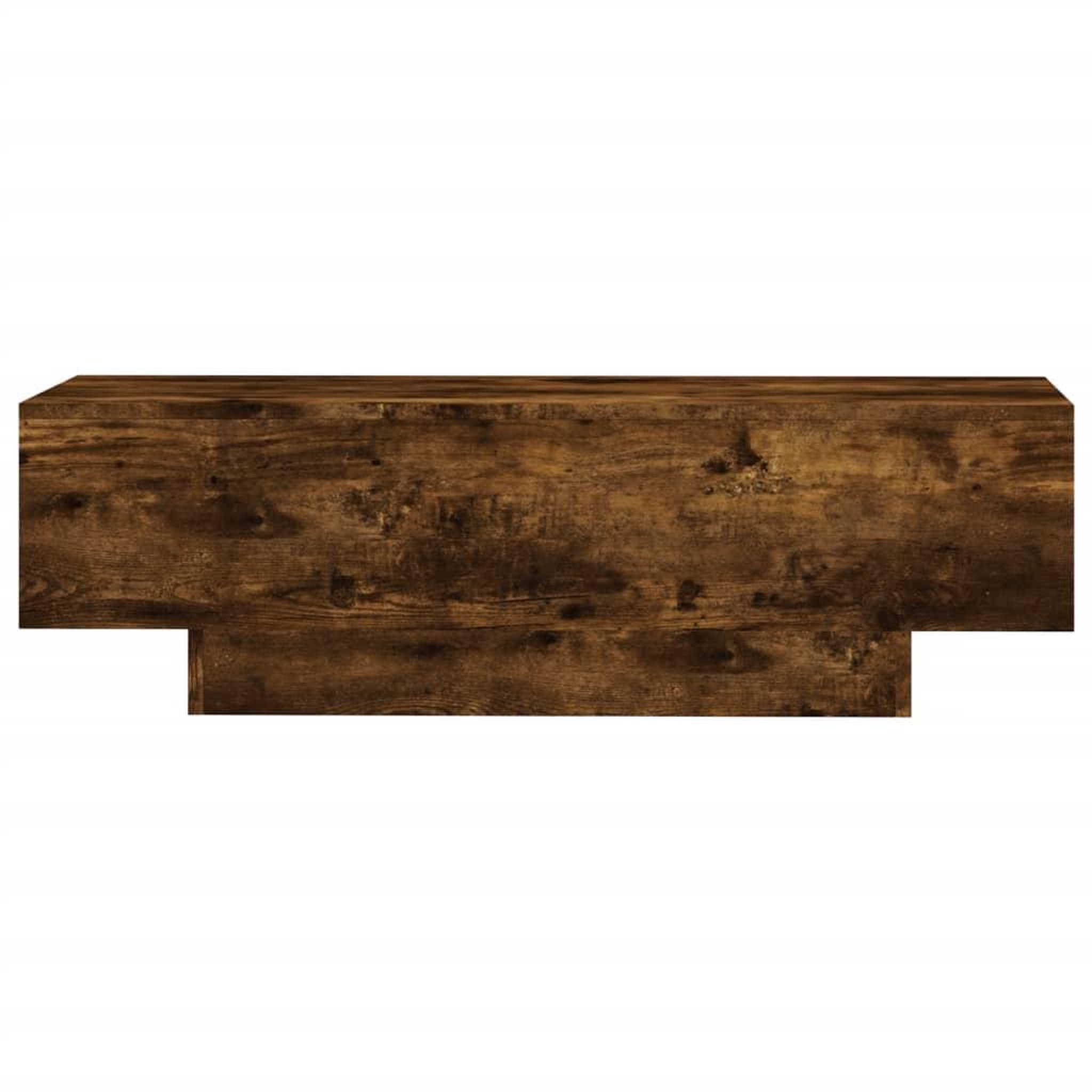 Voir la diapositive 4 : VIDAXL Table basse chene fume 100x49,5x31 cm bois d'ingenierie