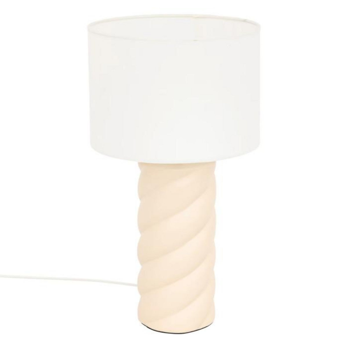 ATMOSPHERA Lampe à Poser en Céramique  Noly  44cm Beige