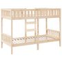 Voir la diapositive 2 : VIDAXL Lit superpose 90x190 cm Bois de pin massif