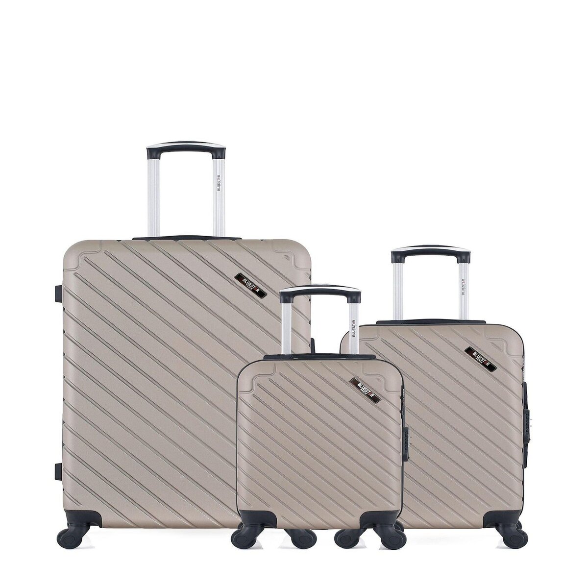 BLUESTAR BLUESTAR - LOT DE 3 - Valises grand format, cabine et cabine XXS CITE
