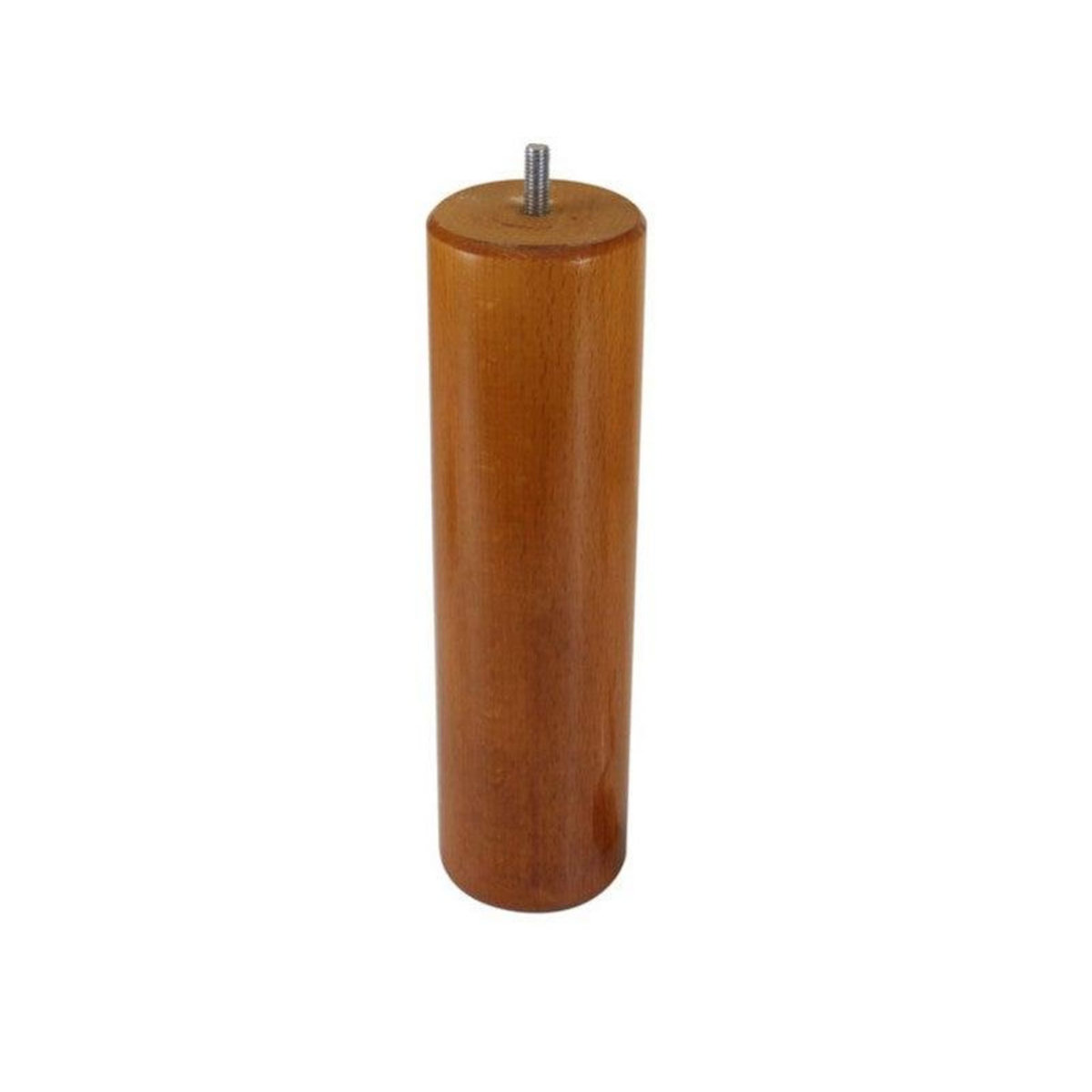 CENTRALE BRICO Pied Lit / Sommier Cylindrique 68x250mm - Hêtre Teinté Marron