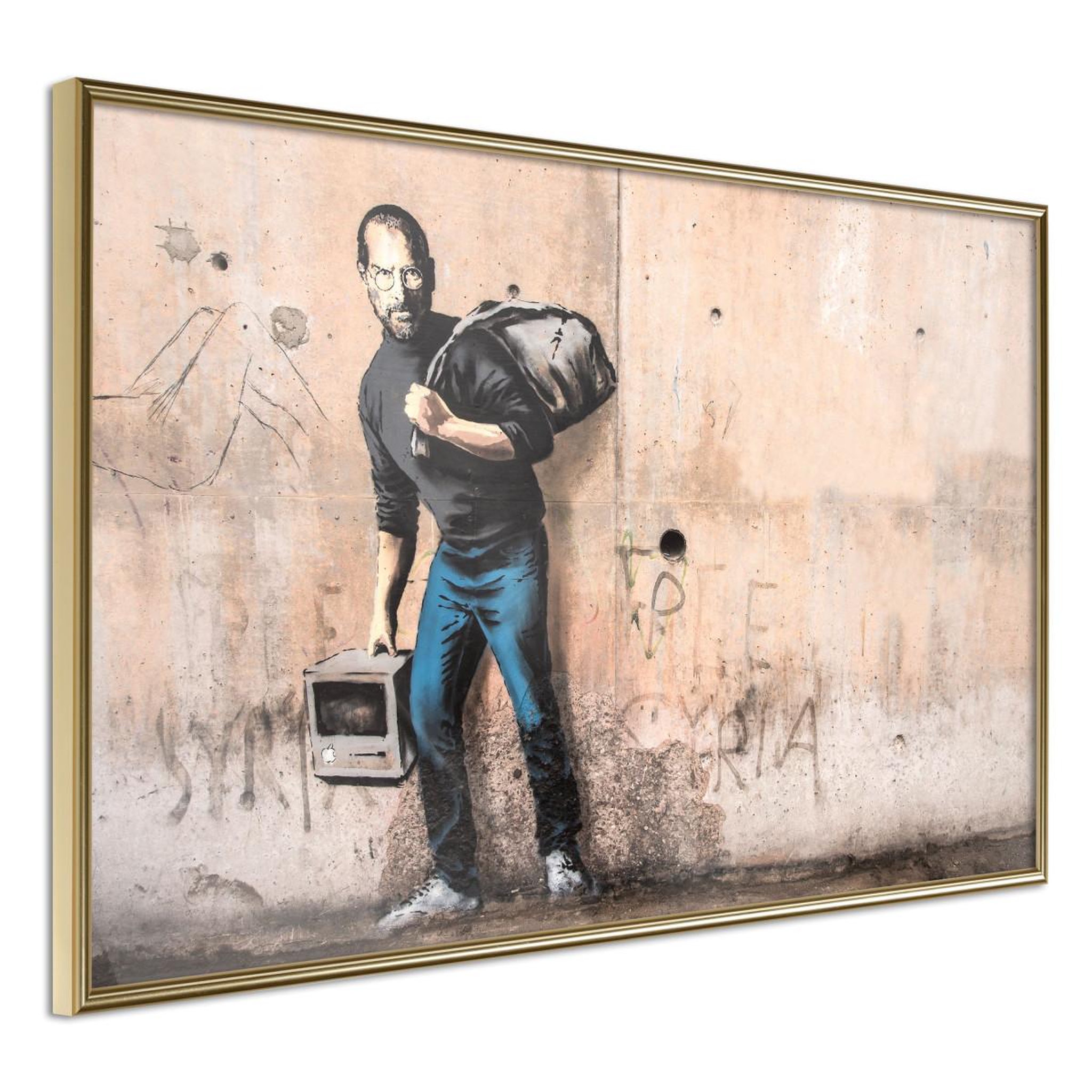 Paris Prix Affiche murale encadrée  banksy the son