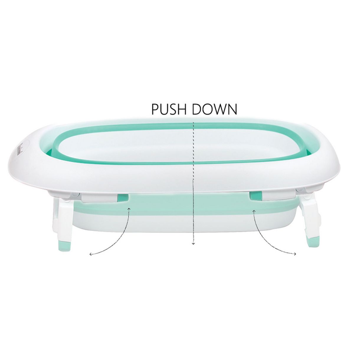 BANINNI Baignoire bébé compacte et design Tino