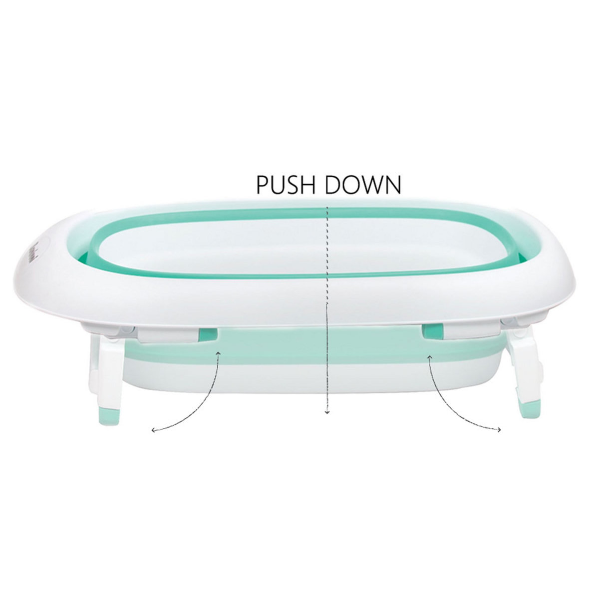 BANINNI Baignoire bébé compacte et design Tino