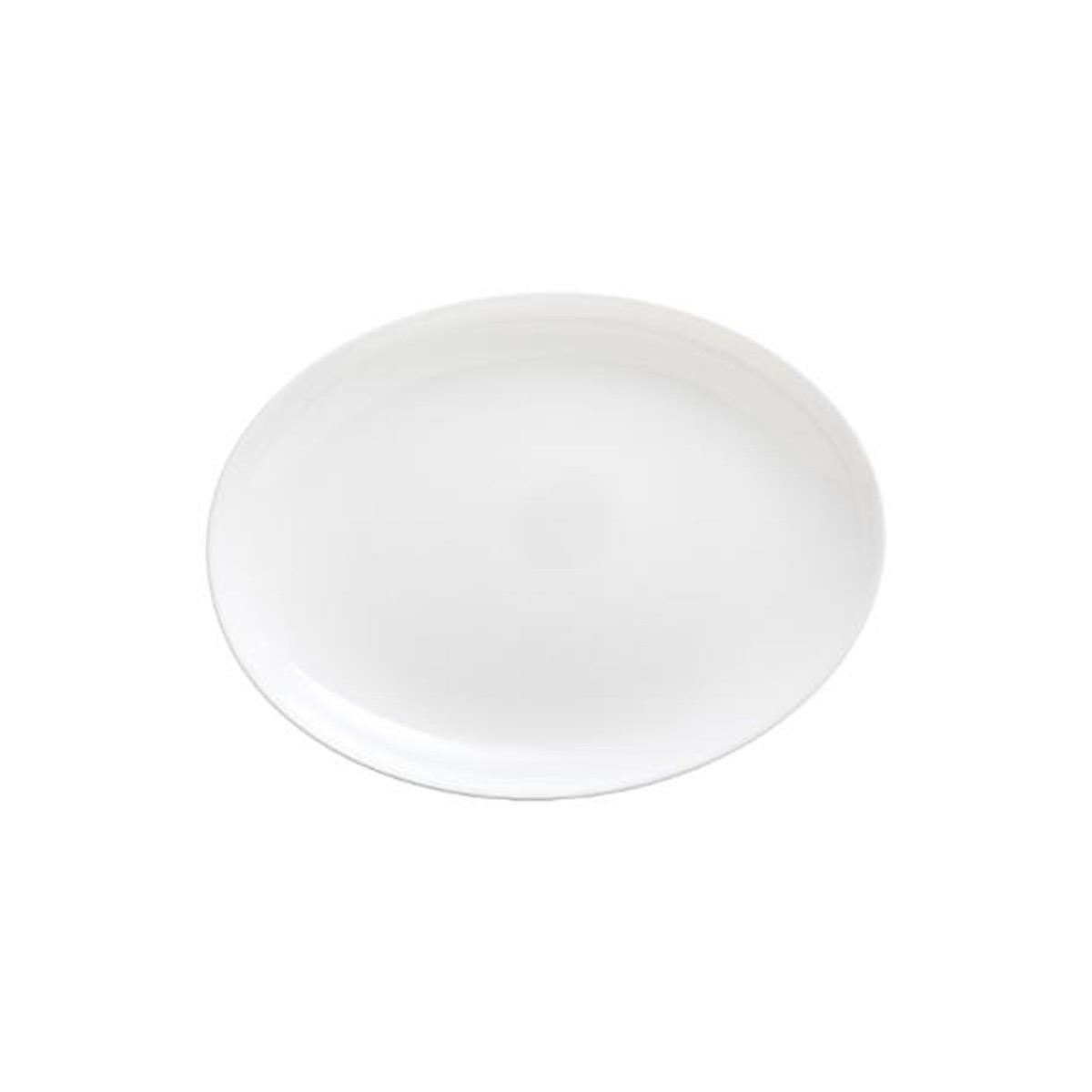 SECRET DE GOURMET Assiette de Présentation en Verre  Jeanne  33cm Blanc