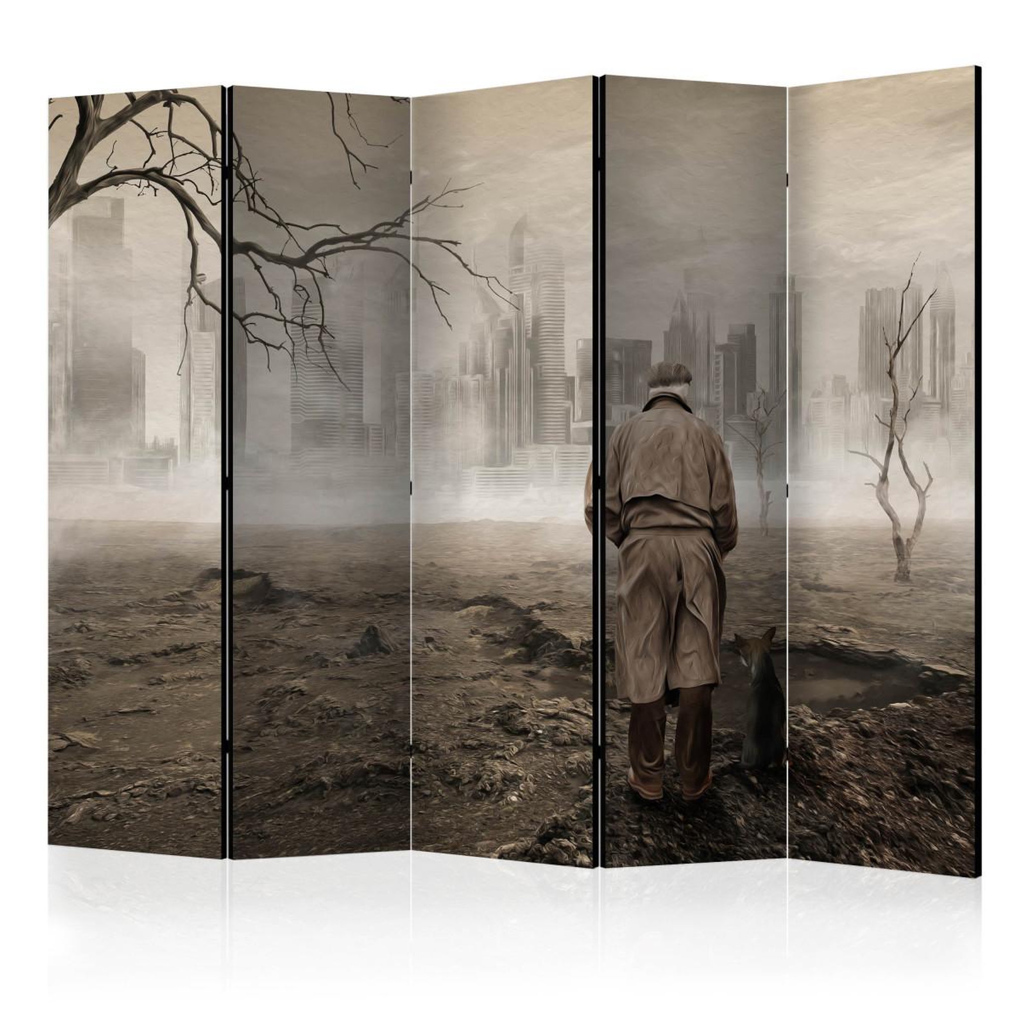 Paris Prix Paravent 5 volets  ghost's city  172x225cm