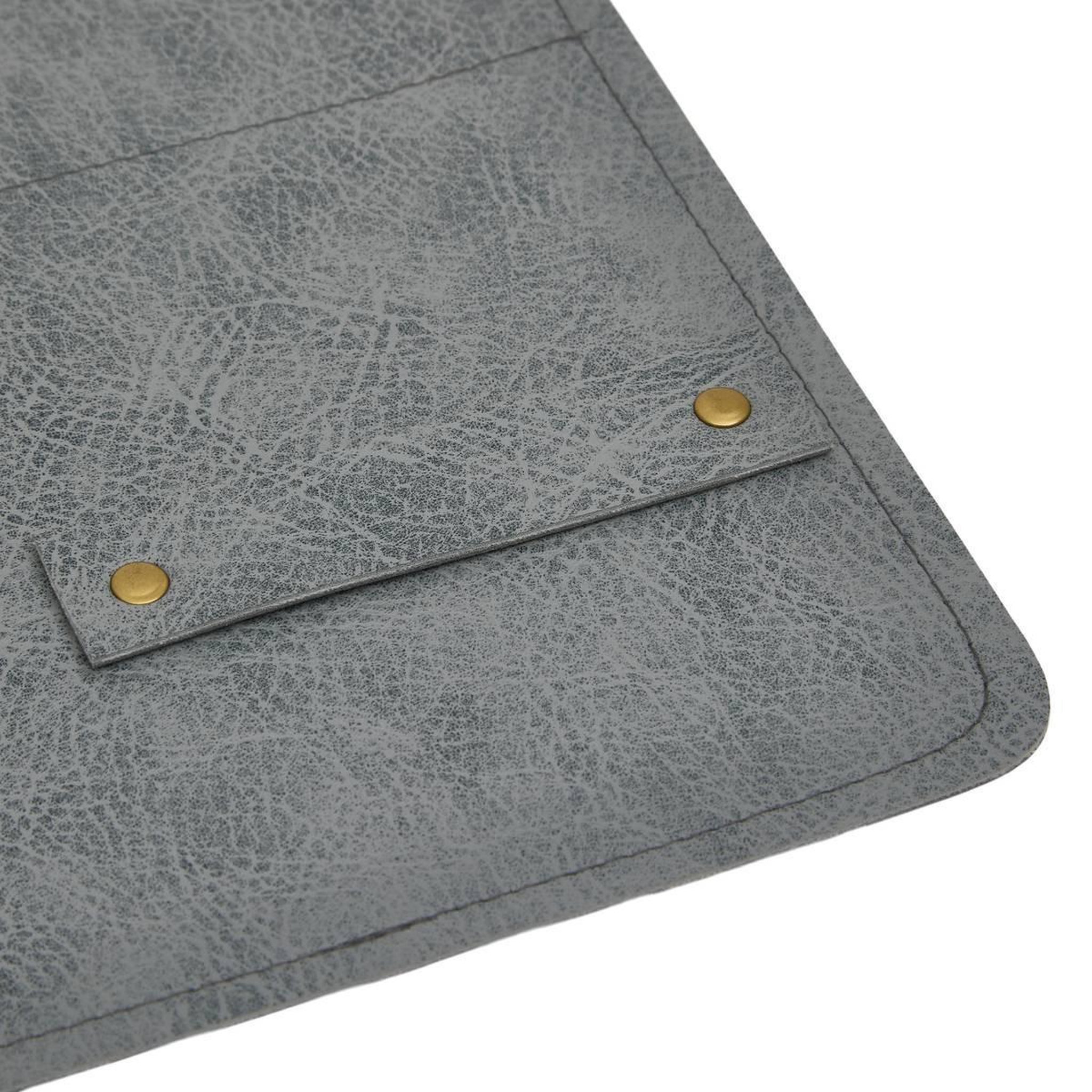Voir la diapositive 4 : SECRET DE GOURMET Set de Table Rectangulaire  Glenn  30x45cm Gris