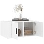 Voir la diapositive 4 : VIDAXL Table basse Blanc 80x50x36 cm Bois d'ingenierie
