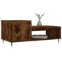 Voir la diapositive 3 : VIDAXL Table basse Chene fume 100x50x45 cm Bois d'ingenierie