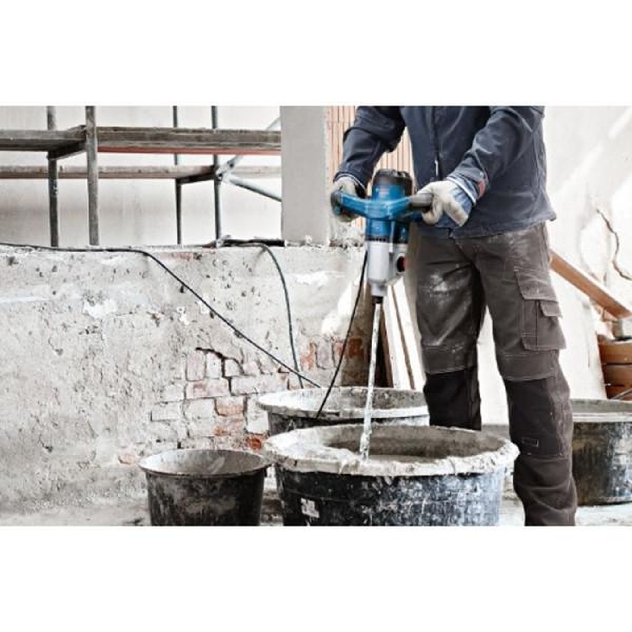 Voir la diapositive 3 : BOSCH Mélangeur - bosch - grw 140 - 1400 watts - 2 vitesses - capacité 40 kg