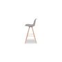 Voir la diapositive 4 : Lot de 2 tabourets de bar pieds bois massif BORGEN