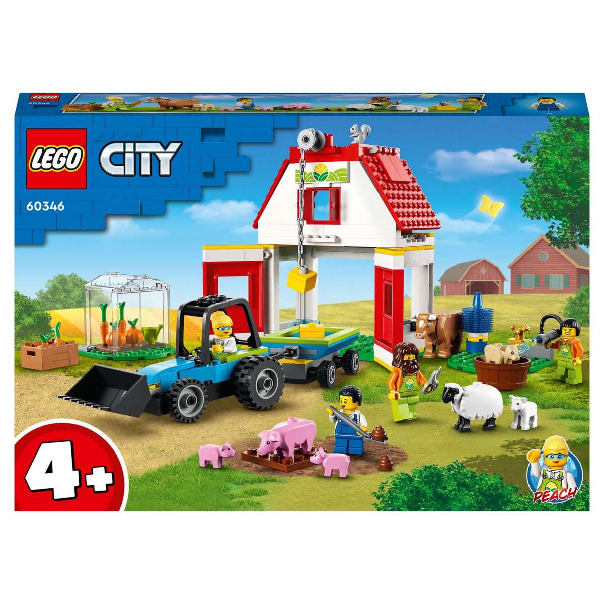 LEGO City 60346 La grange et les animaux de la ferme 