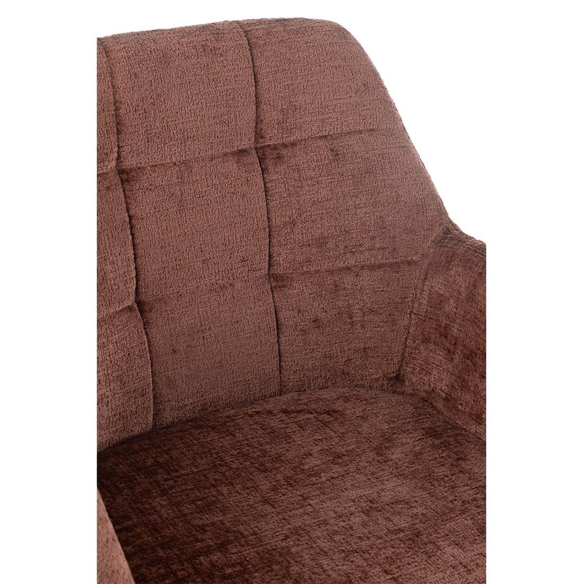 Voir la diapositive 6 : J-LINE Chaise design  louna  85cm marron