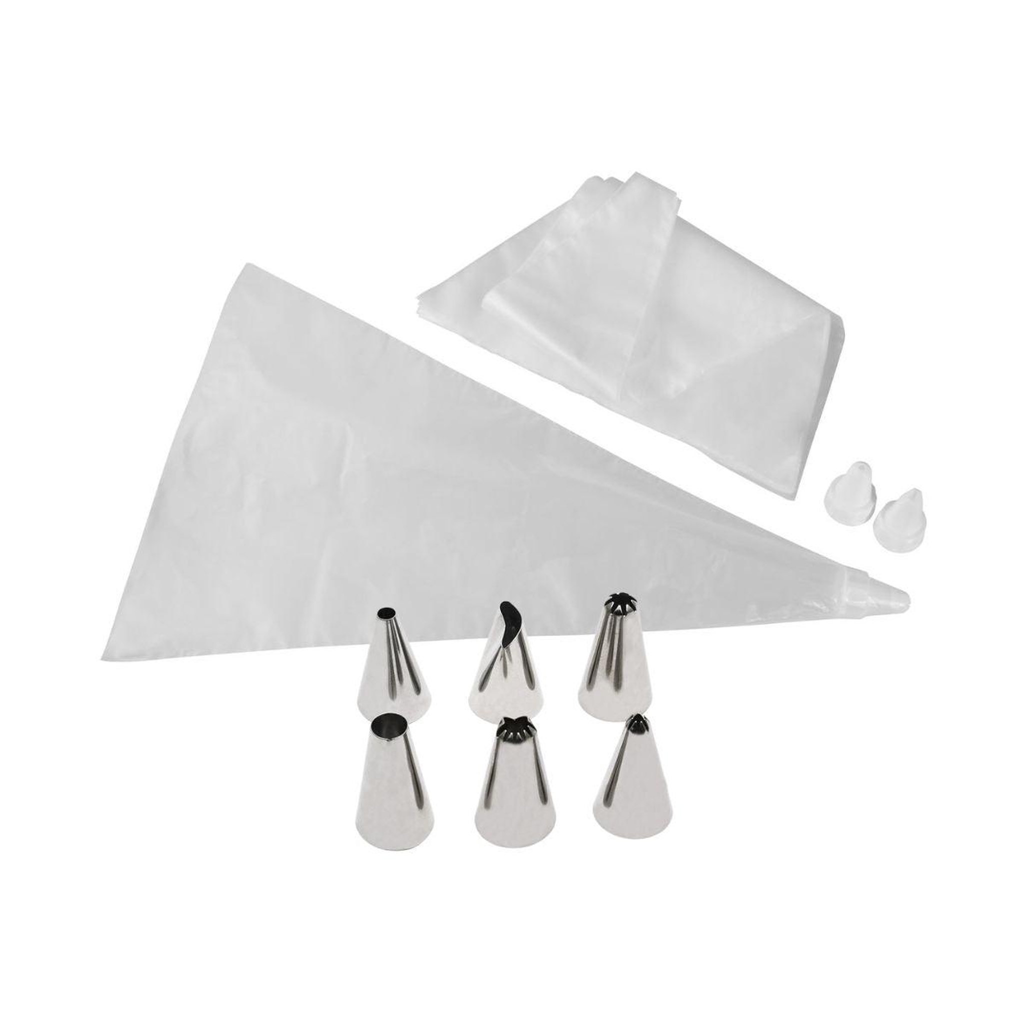 ZENKER Lot de 20 poches à douilles 6 douilles inox et 3 douilles plastique 32 cm zenker smart pastry