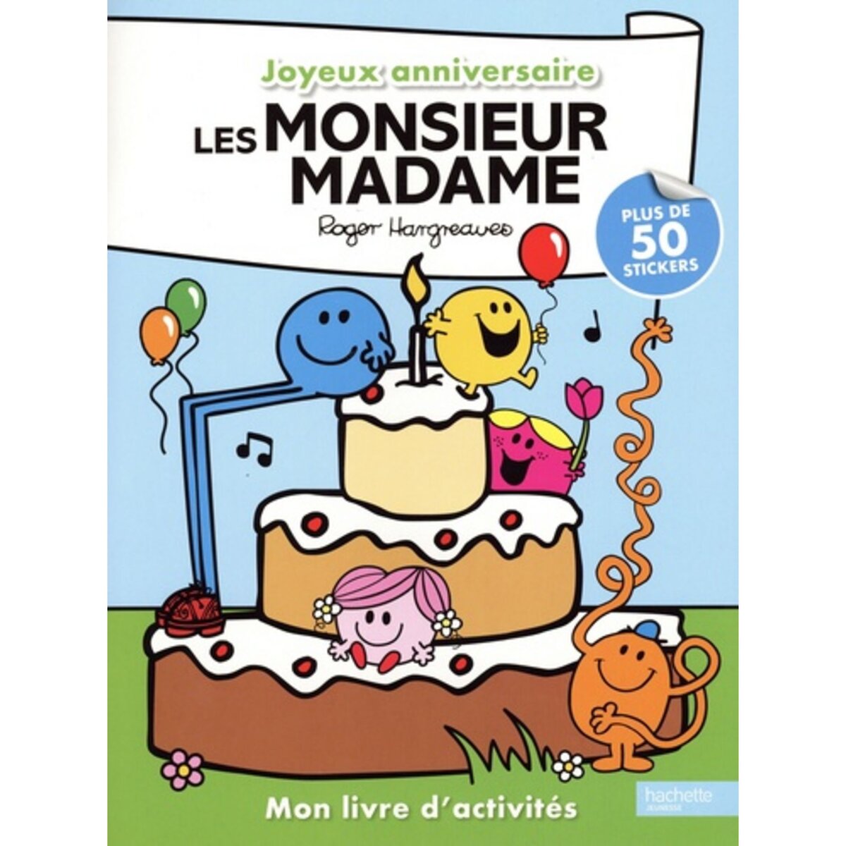 MONSIEUR MADAME-MON LIVRE D'AUTOCOLLANTS