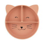 Trixie Assiette avec ventouse en silicone et compartiments - Mrs. Cat