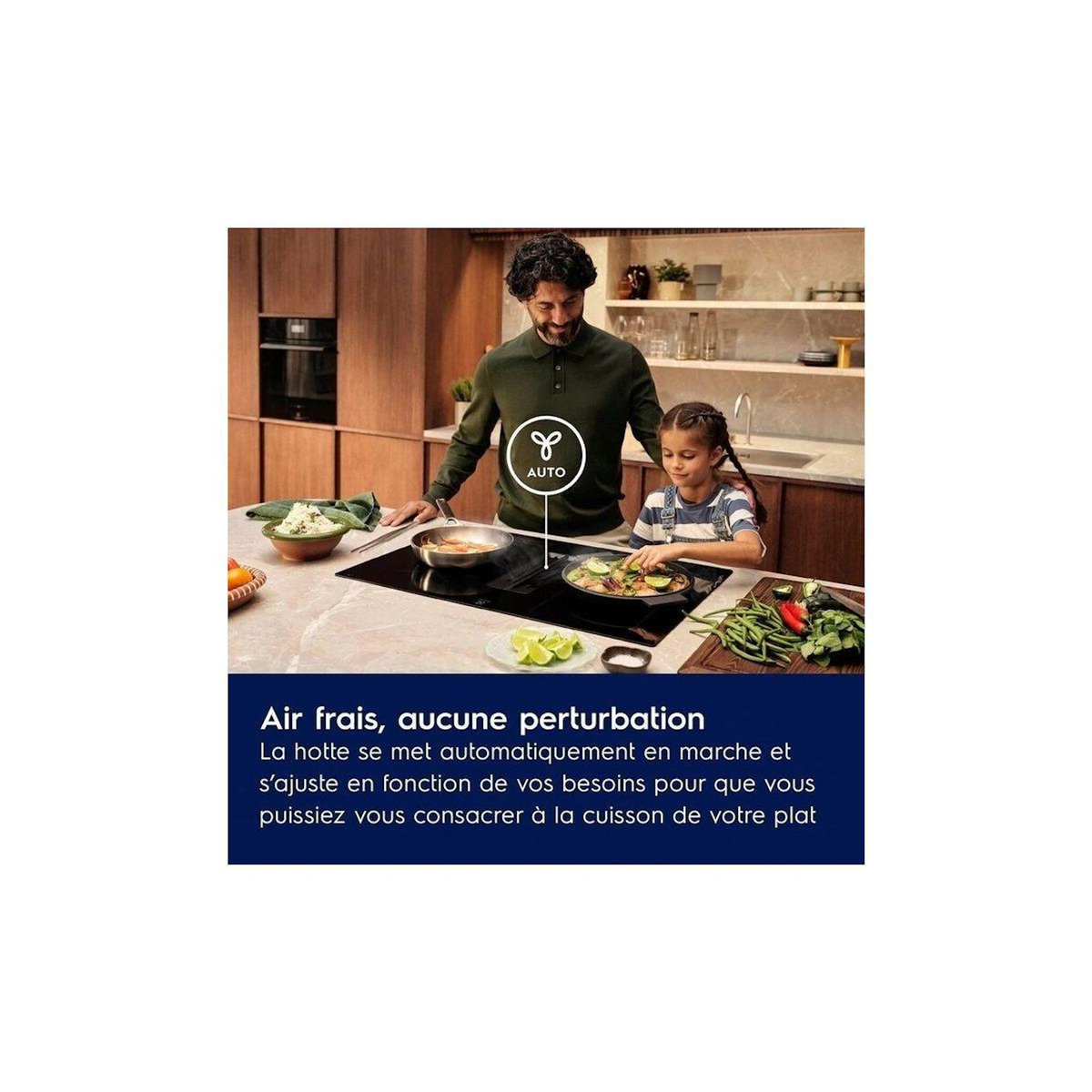 ELECTROLUX Plaque induction aspirante KCC84440