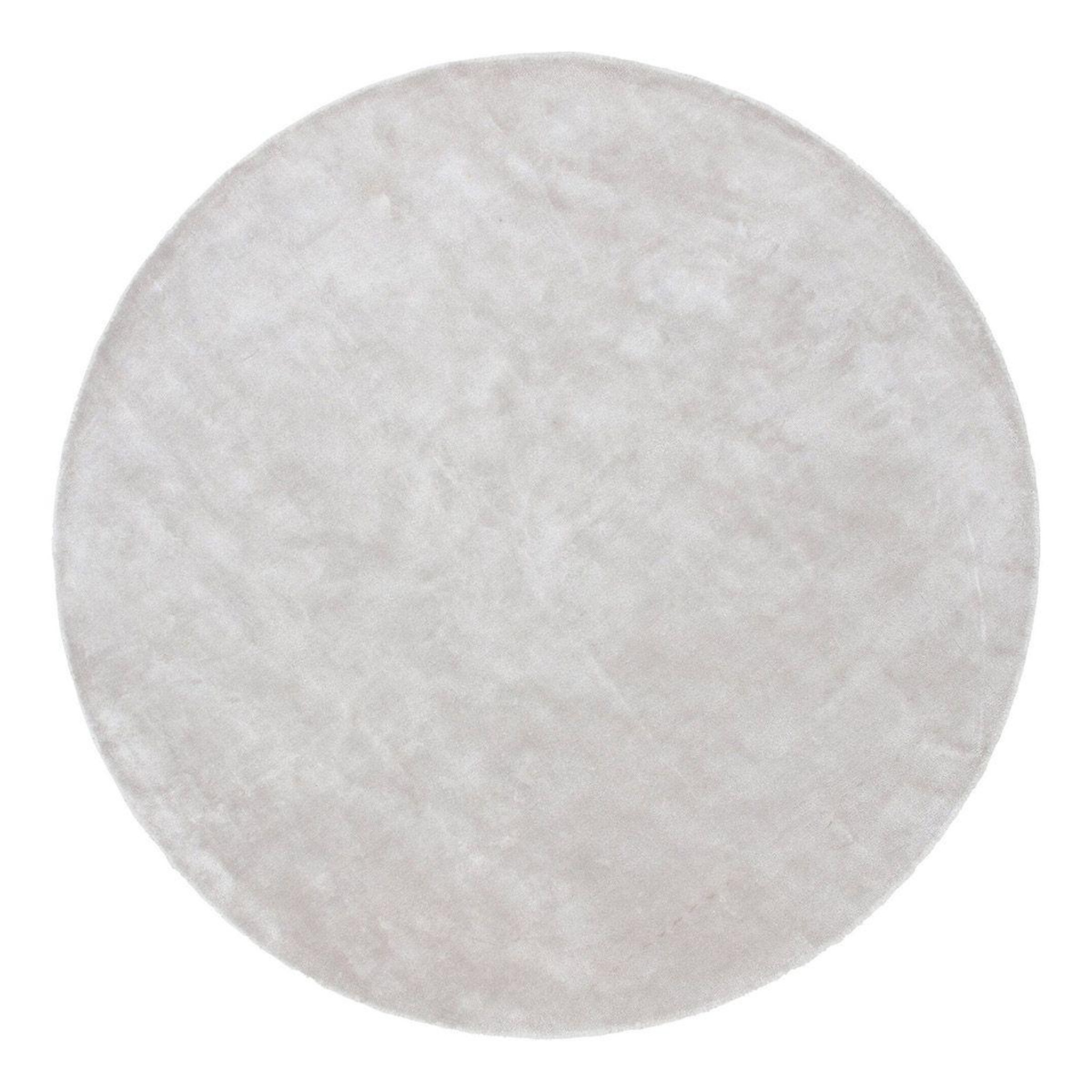 Paris Prix Tapis déco rond  indra  200cm argent