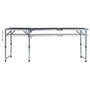 Voir la diapositive 2 : VIDAXL Table pliable de camping Gris Aluminium 180x60 cm
